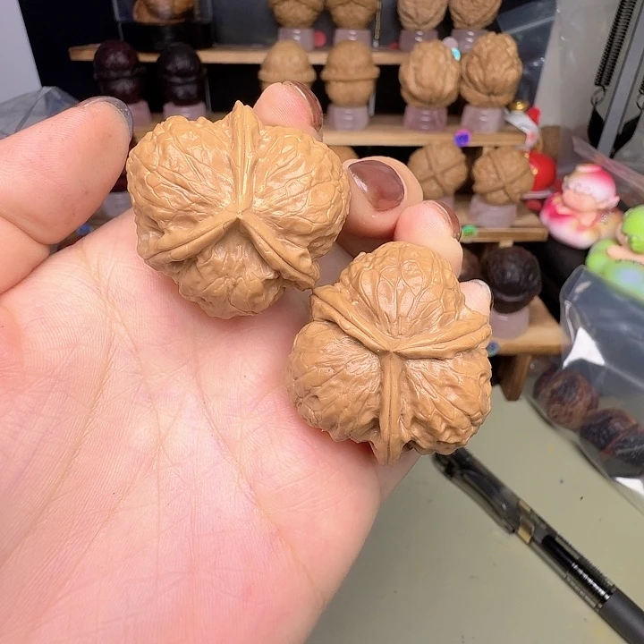 文玩核桃吊坠93号车35尺寸梅花三棱