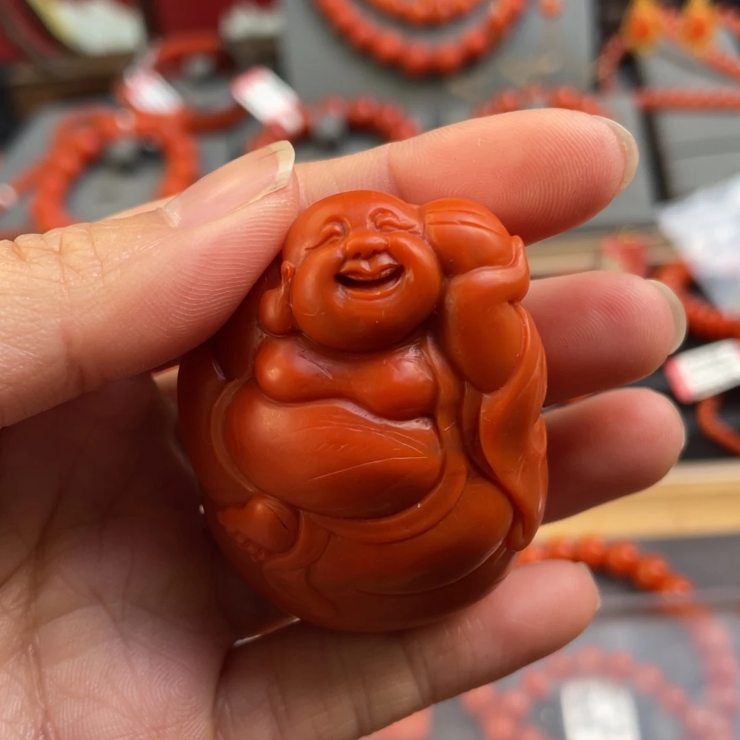 南红玛瑙雕刻未镶嵌