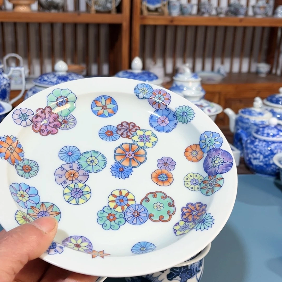 錡镇堂手工手绘绘壶承