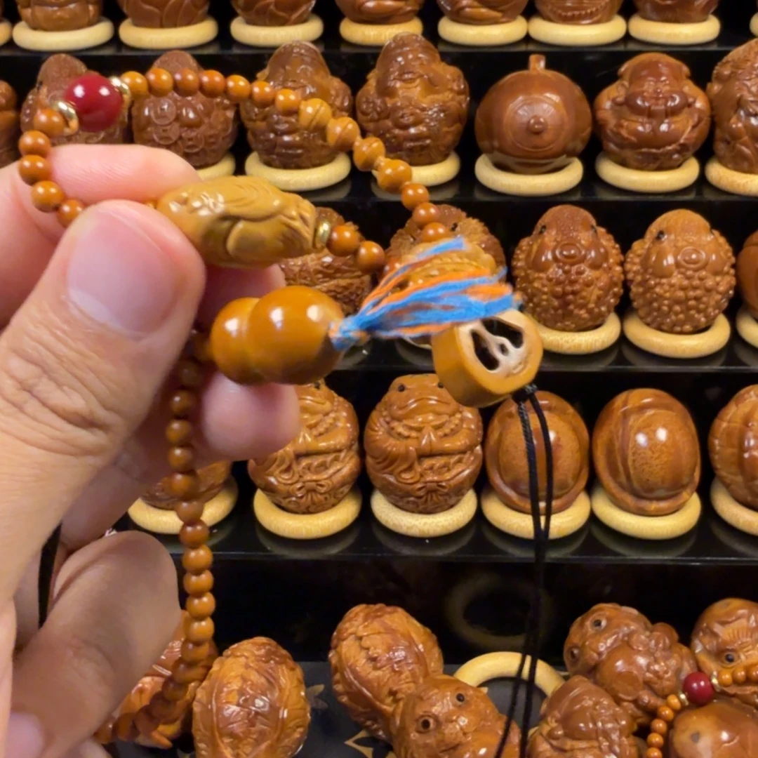 界***司手串/手链橄榄核黑财神手链