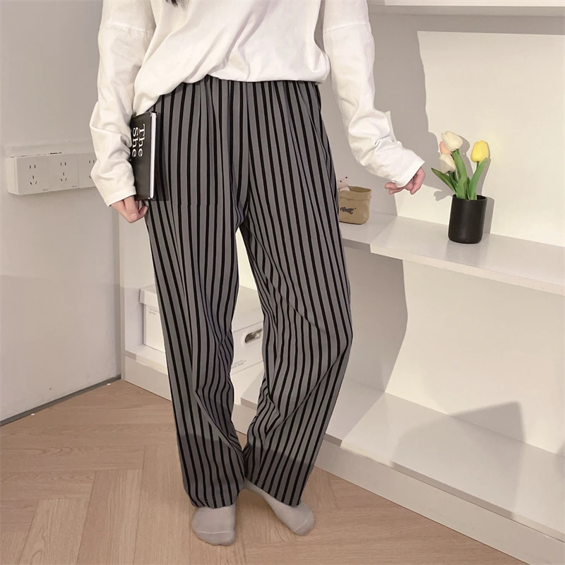 春秋季长裤睡裤女大码印花薄款新款夏天学生运动休闲裤外穿家居裤