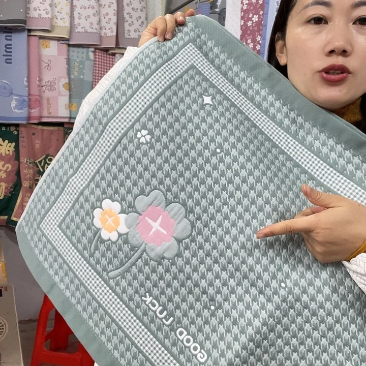 棉特价军绿色千鸟格