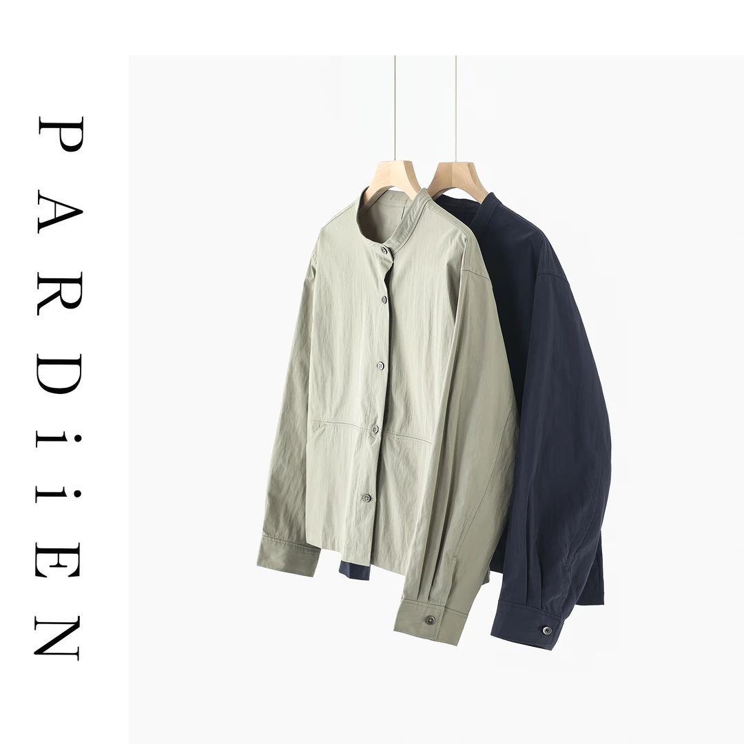 【北总严选】帕迪恩长袖口袋立领衬衫外套25X859