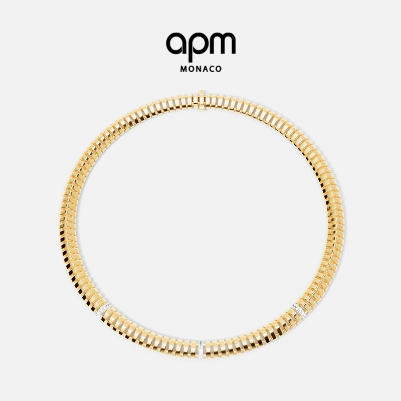 APM Monaco 新品Soleil 项圈女款吊坠手链送女友首饰高级感