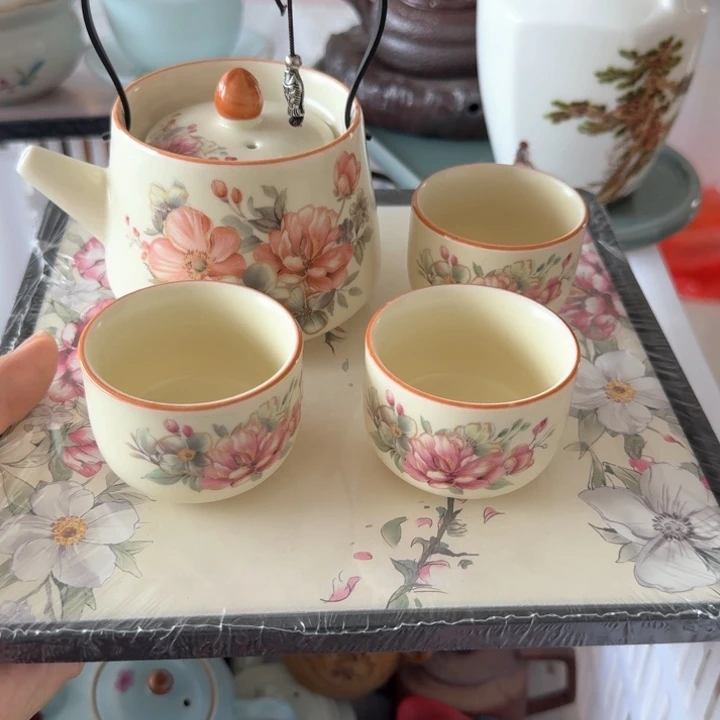 微瑕陶瓷茶具茶杯茶壶