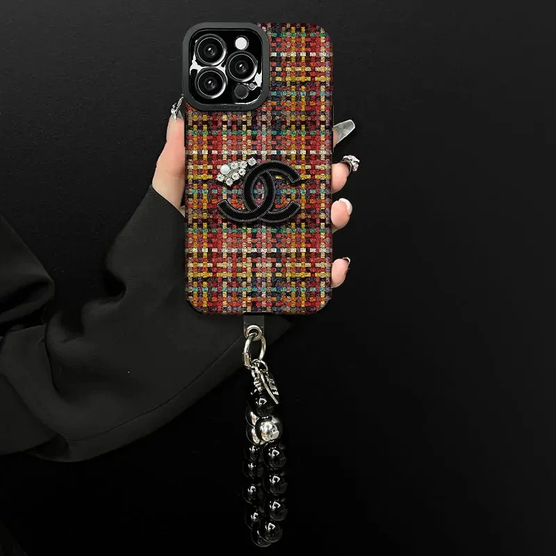 潮牌编织适用苹果vivo华为oppo小米iPhone16瞳眼小羊皮手机壳