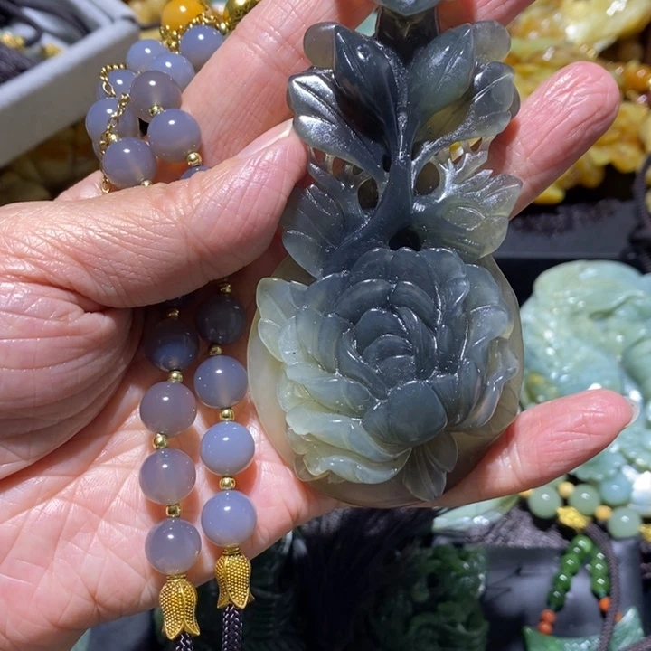 岫玉岫玉吊坠未镶嵌