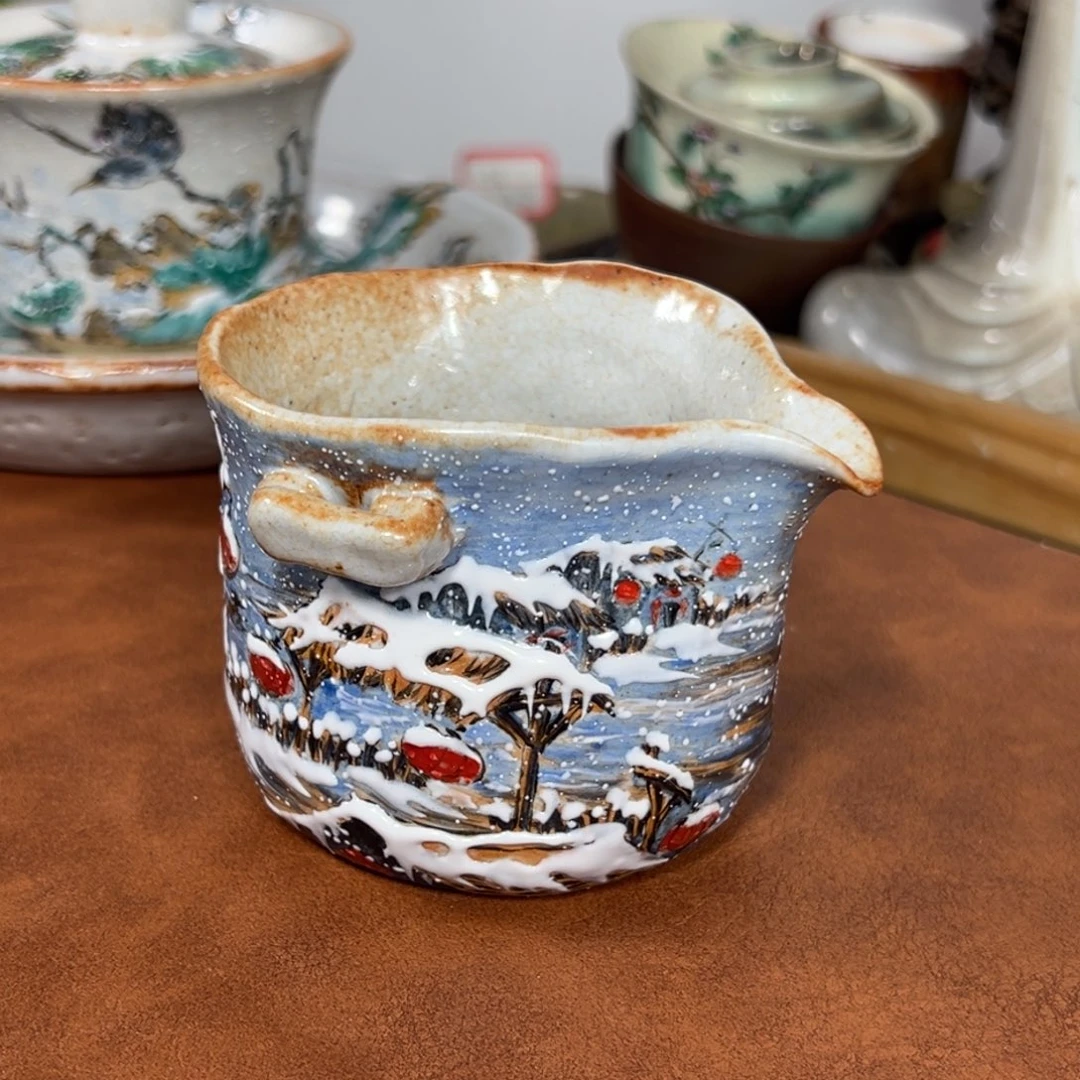 瓷杯子景德镇匠心窑原创手工工艺制作