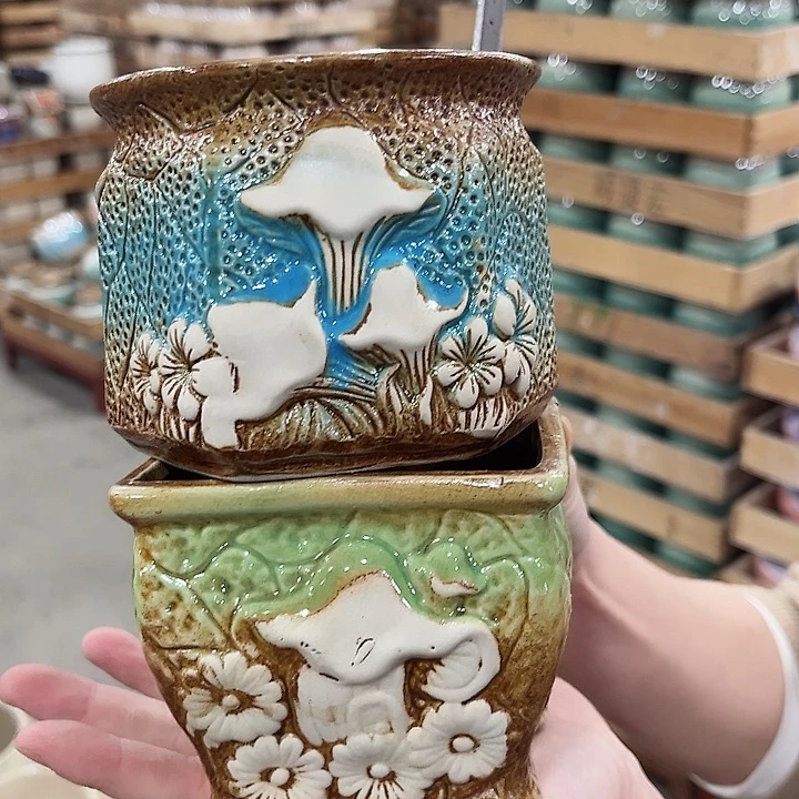 陶瓷陶瓷多肉植物花盆