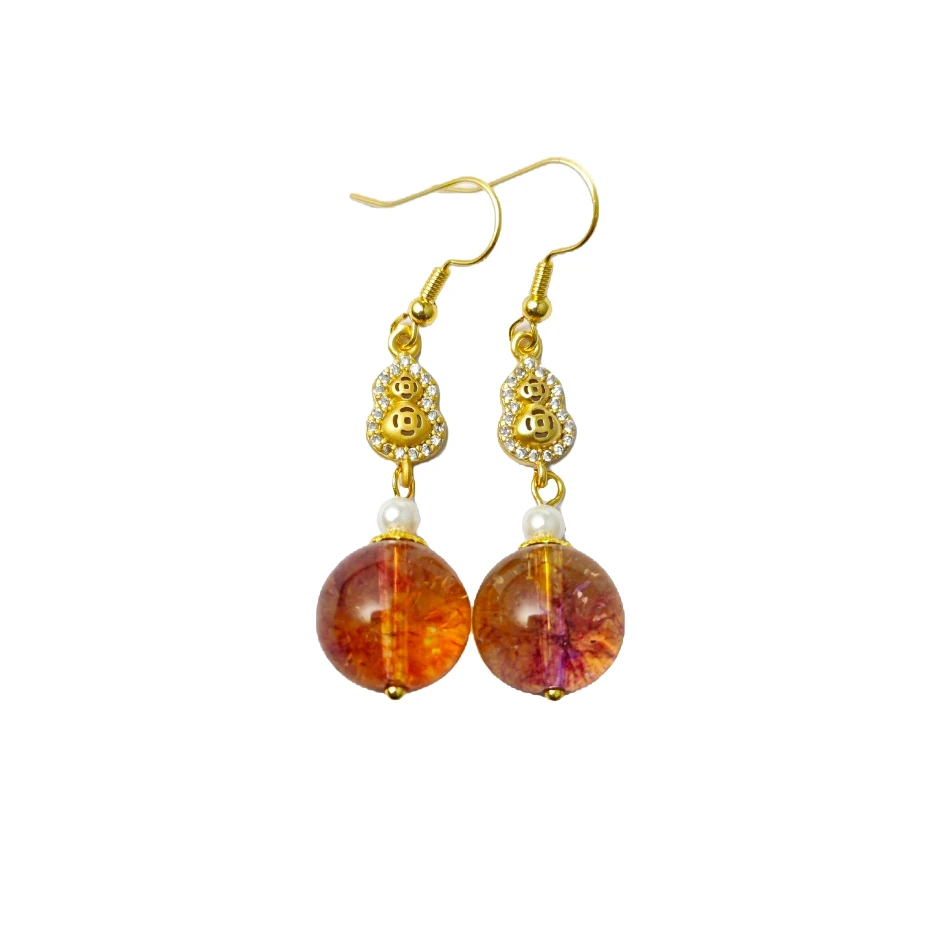 水晶耳饰A28-716赠礼盒(多样性发)