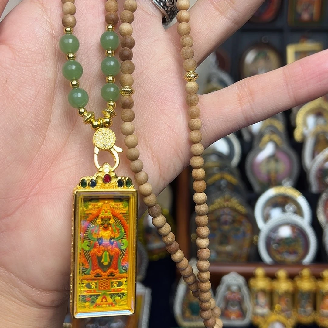 L***莹亚克力非金属绿度母扎基