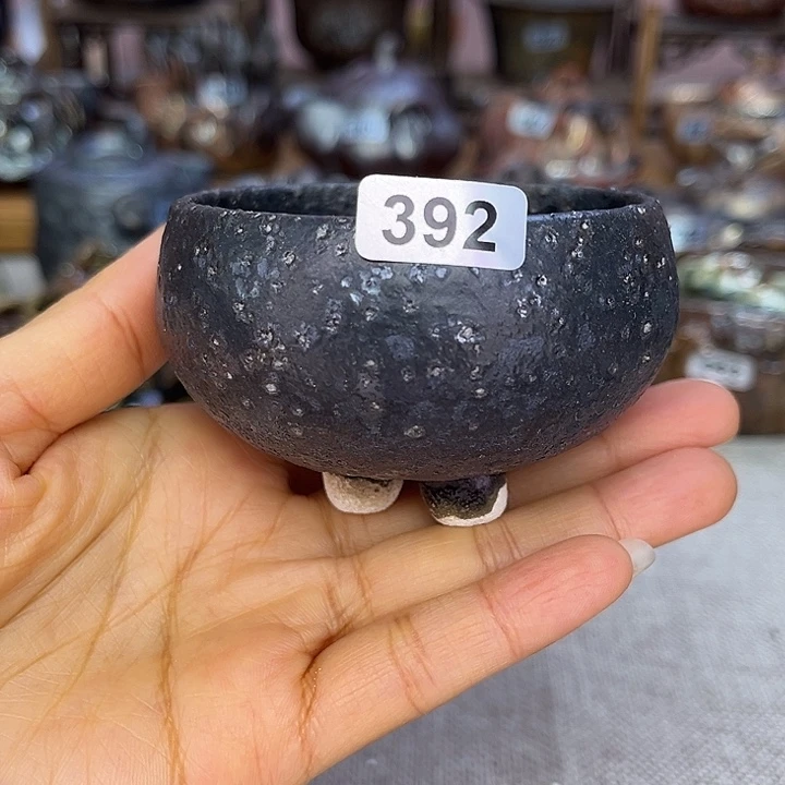 裸柴烧陶瓷手工茶器