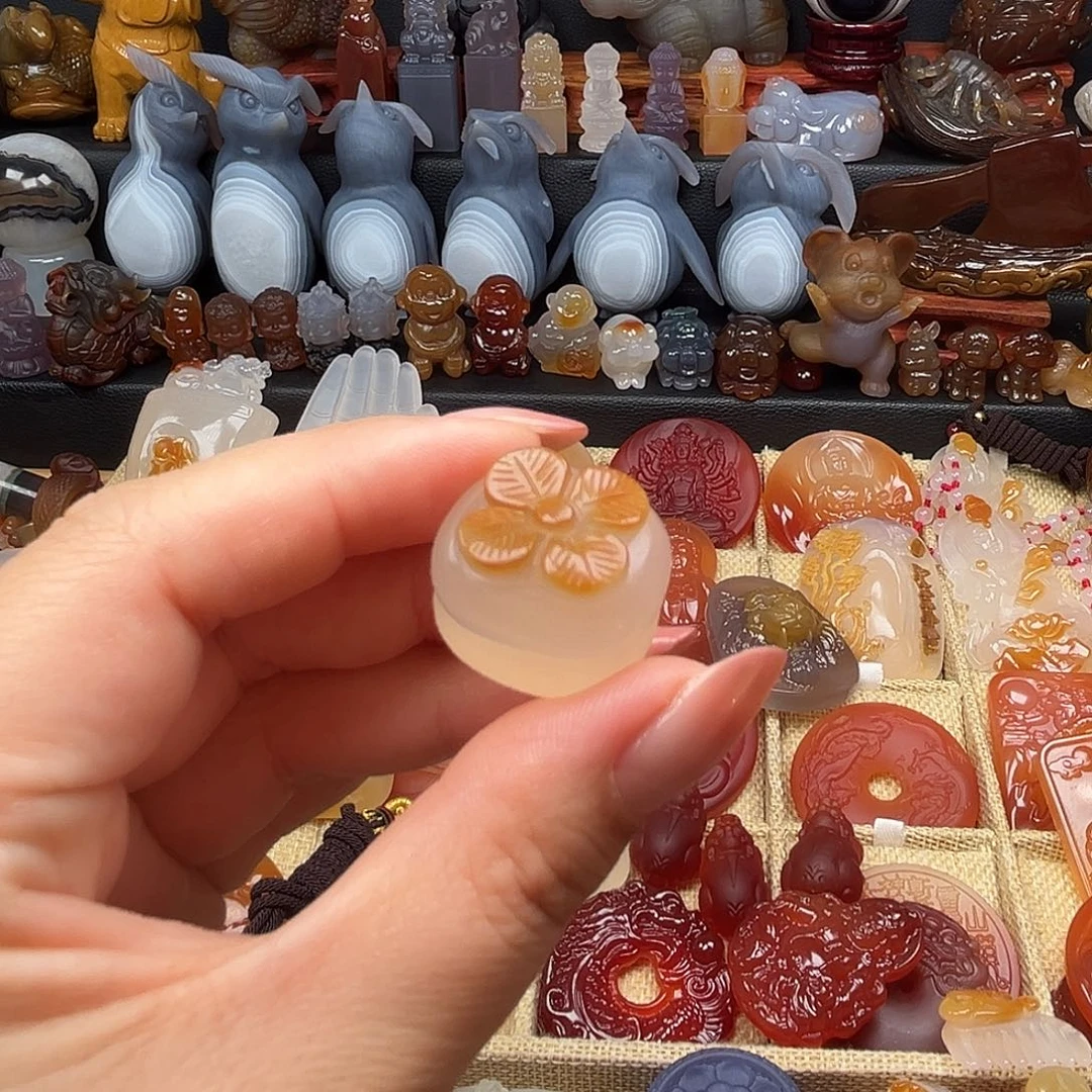 玛瑙/玉髓未镶嵌颈饰