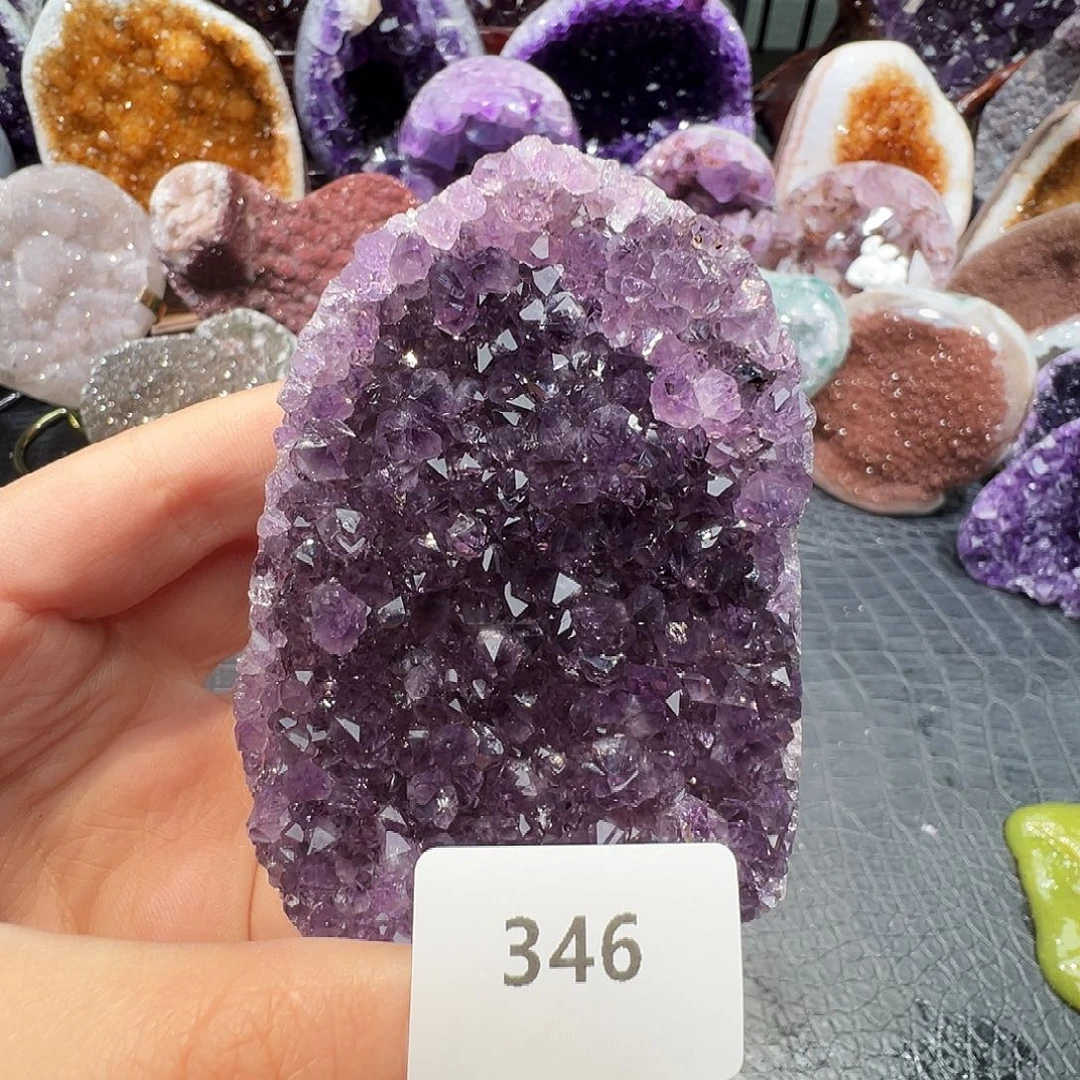 珠宝半成品紫晶未镶嵌