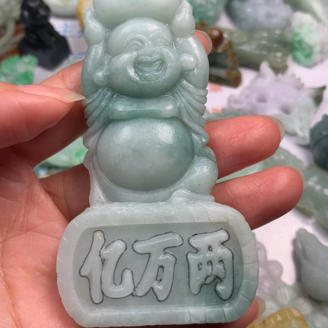 梅***姐定制翡翠未镶嵌翡翠