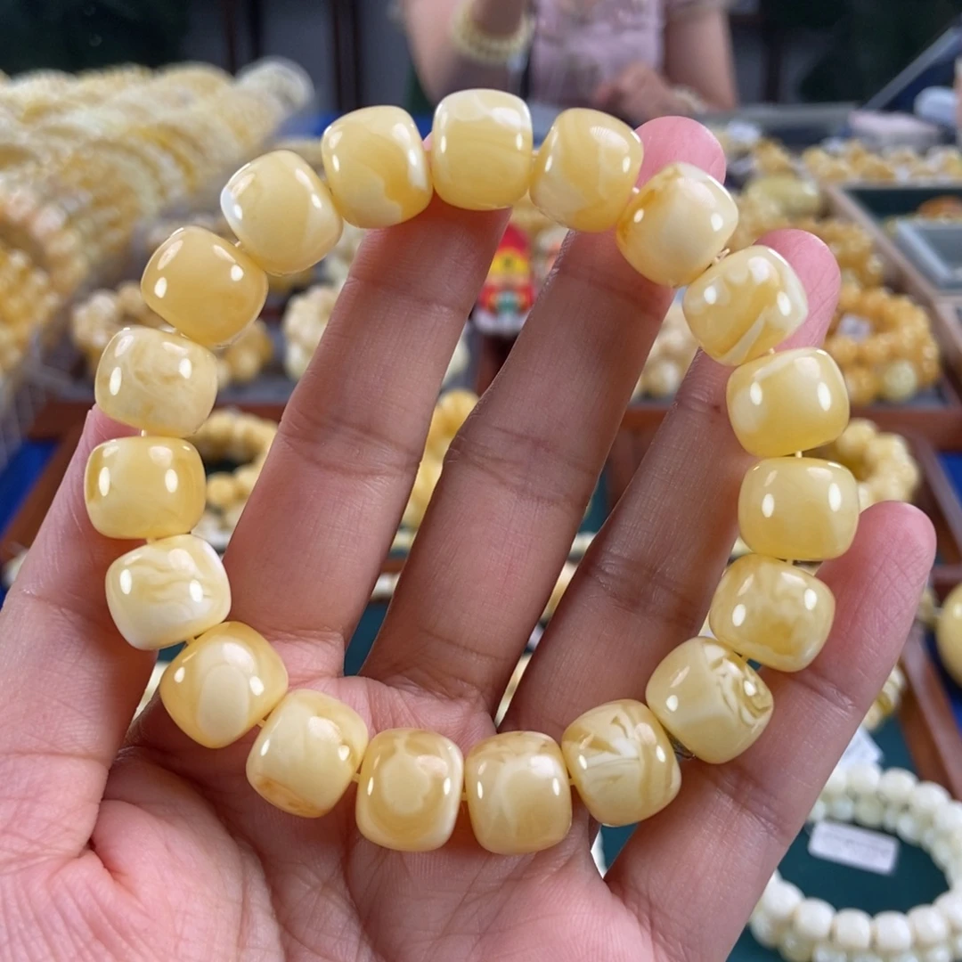 琥珀未镶嵌珠宝奇石13白花蜡老型26.42