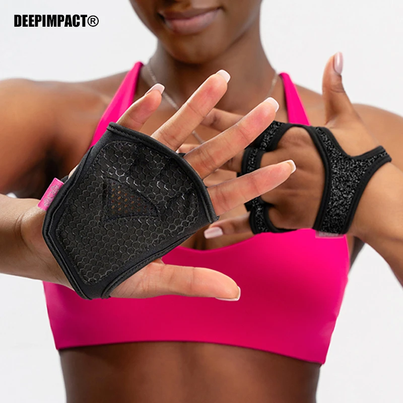 训练护掌健身防滑半指手套厚软垫硅胶耐磨防茧女器械装备运动护具