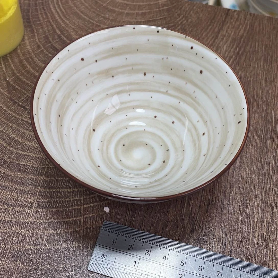 瓷微微瑕陶瓷餐具094  4个碗