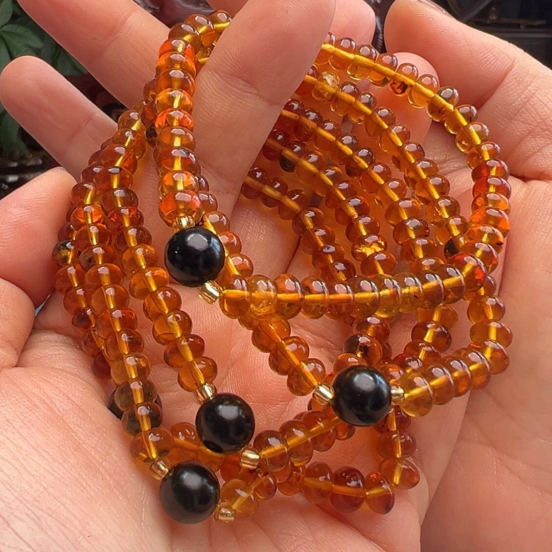 裸石琥珀未镶嵌抚顺琥珀10152六多样性发其一