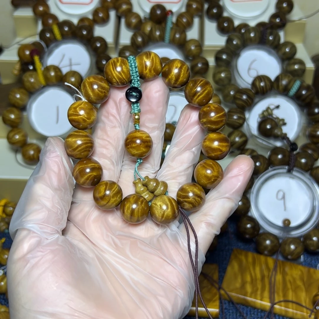 金丝楠手串/手链狂*狂1.5龙胆