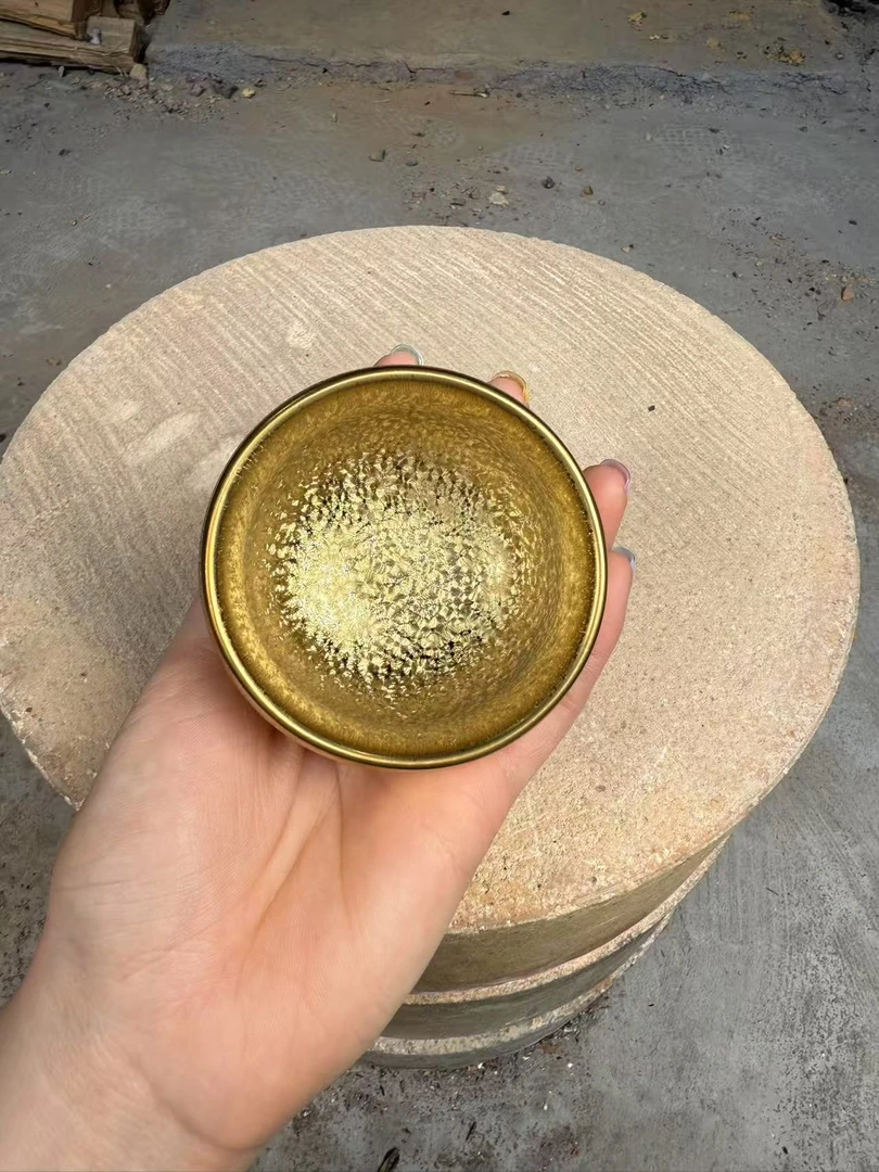 高端茶器 金钵天目 柴烧