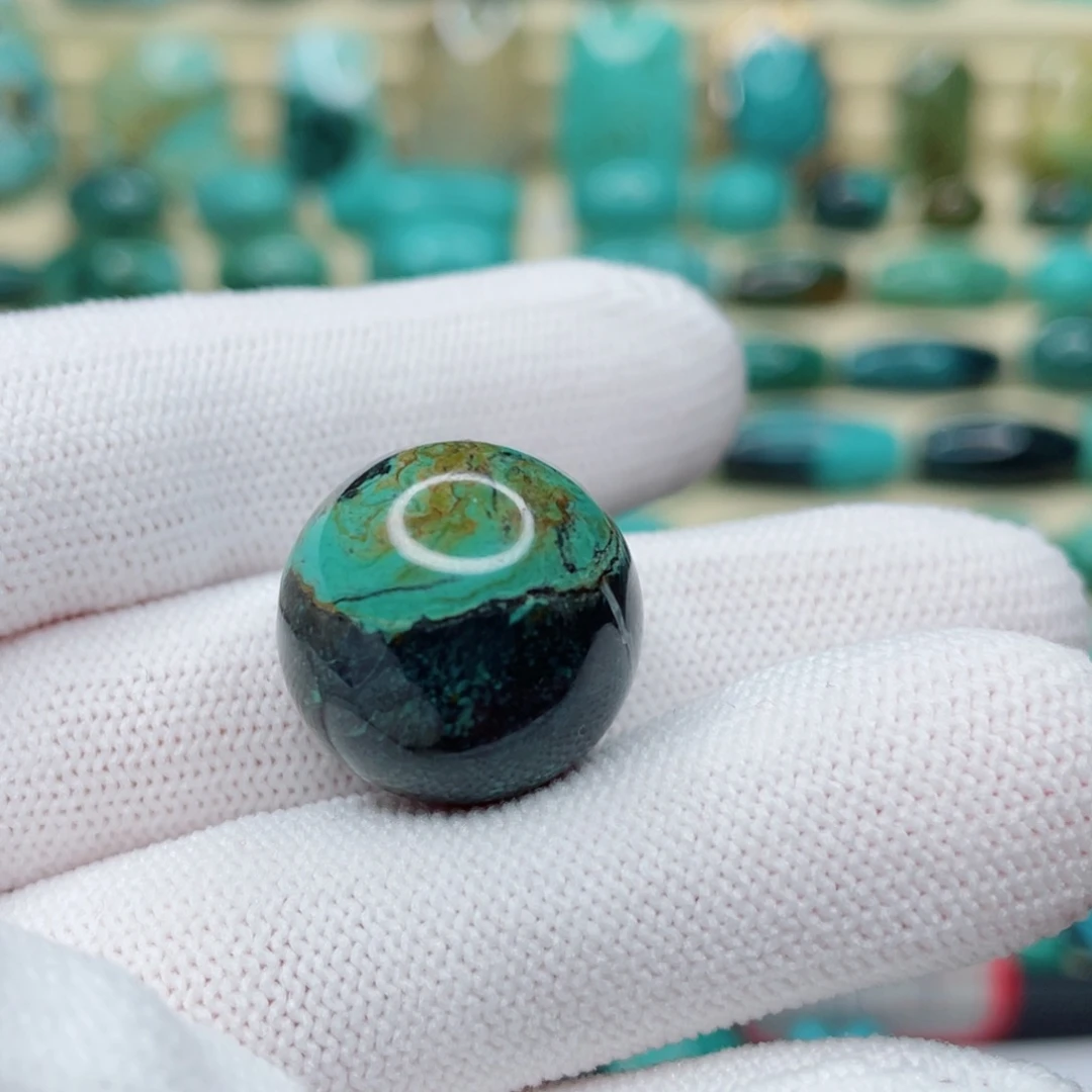 绿松石散珠未镶嵌