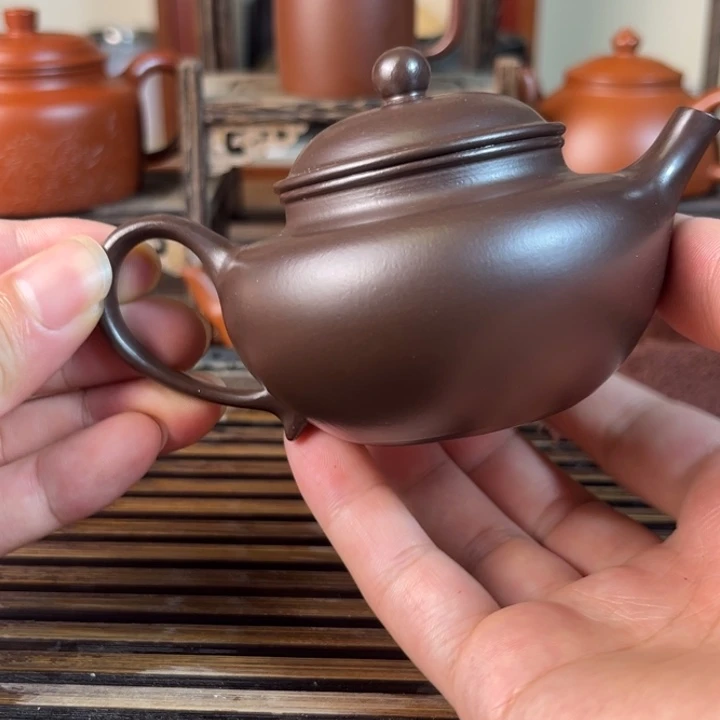 茶壶紫砂原矿紫砂手工制作