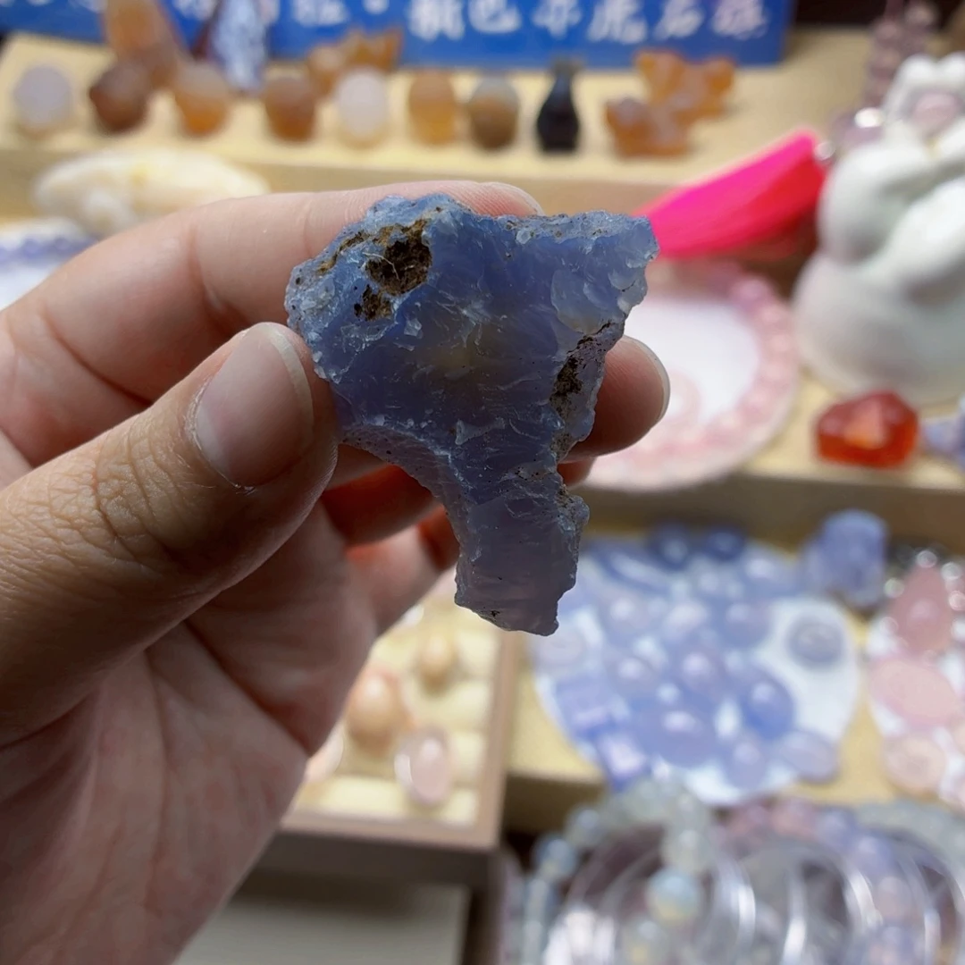 清***风玛瑙/玉髓合金手链