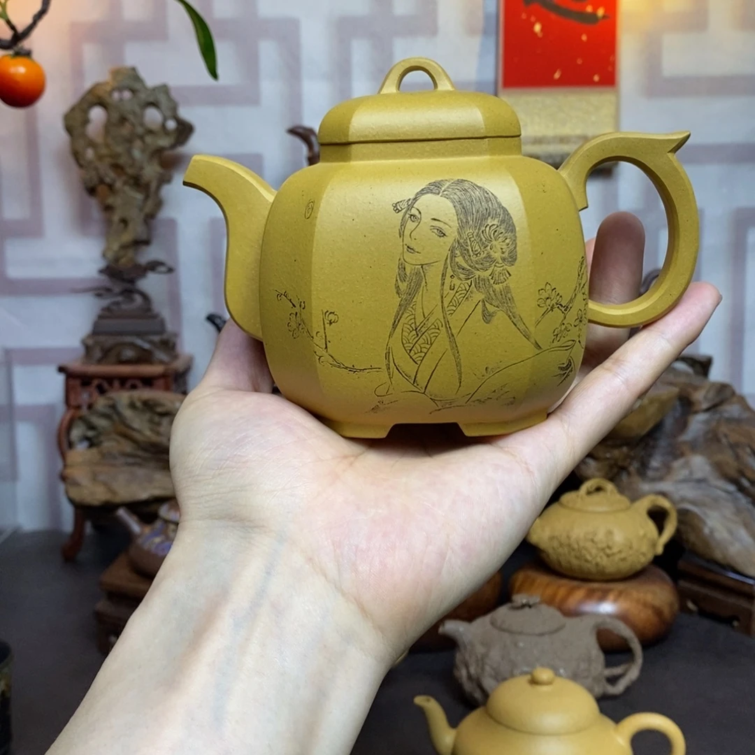 茶壶紫砂紫砂茶具老段福临八方