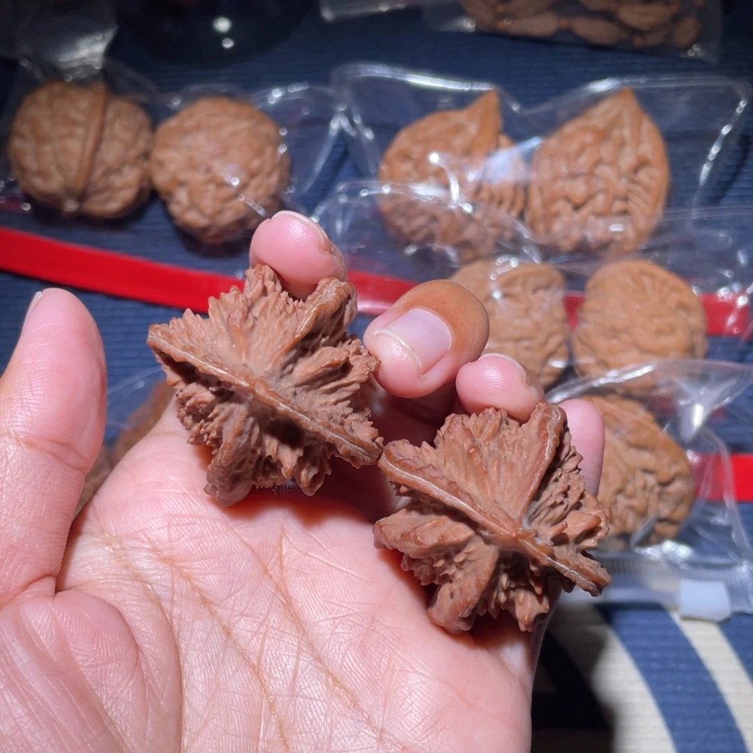 吊坠文玩核桃秋子四棱39