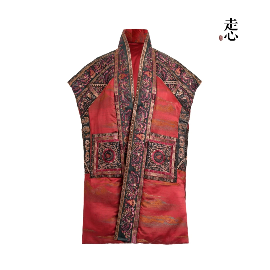 【香云走心】飞天藻井羽绒服马甲 24ZX8138