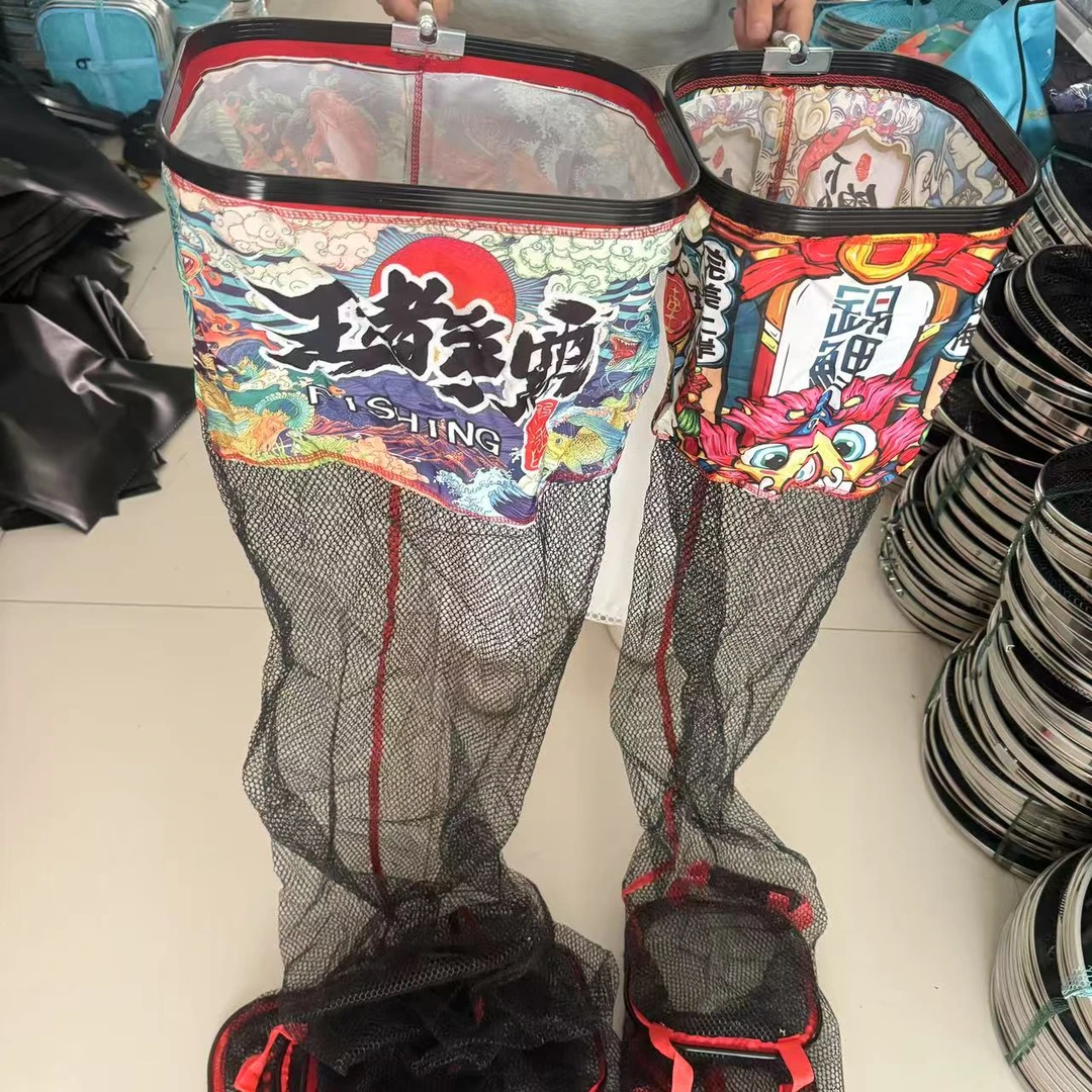 加厚方形密眼涂胶速干便携鱼护装鱼袋野钓专用