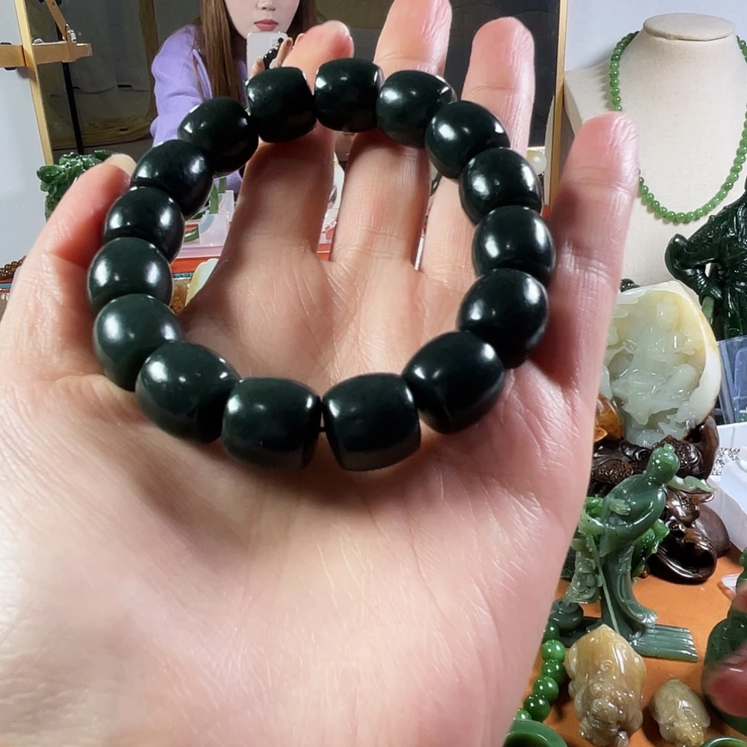 和田玉（青玉）未镶嵌手串