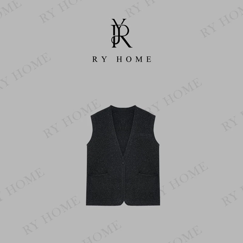 【容雨RYHOME】100%羊毛高级感时尚马甲253MJ1588