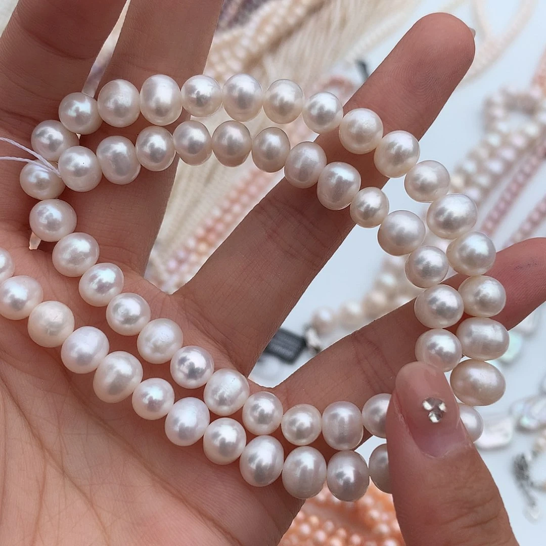 未镶嵌7-8淡水珍珠