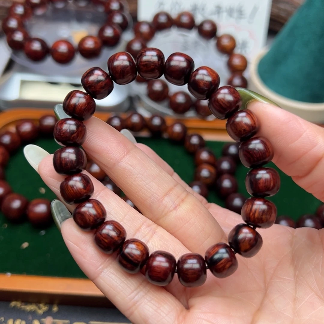 降真香其他海南红降1.0苹果珠芝麻纹瑕疵