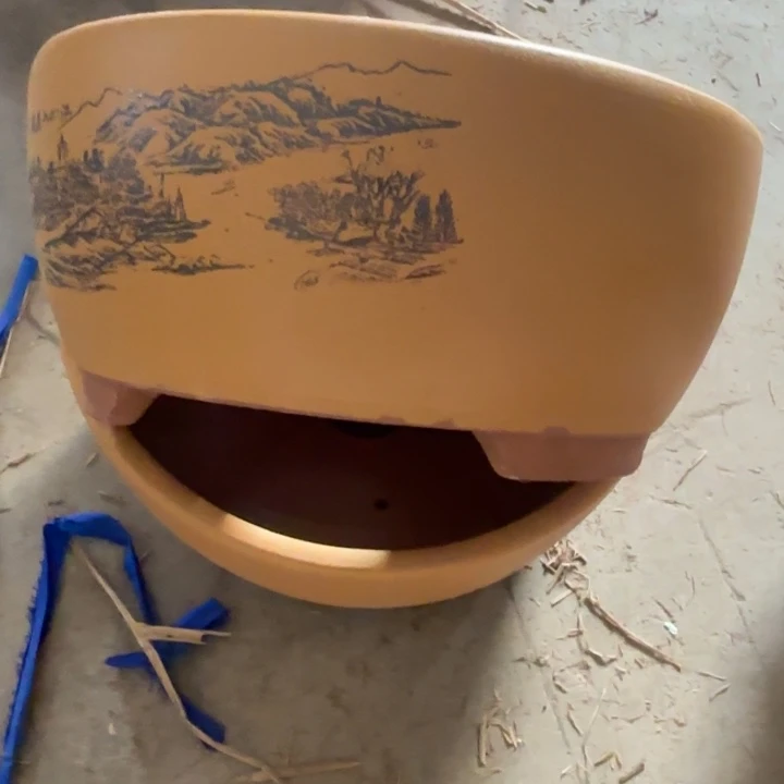 紫砂花盆400-12。