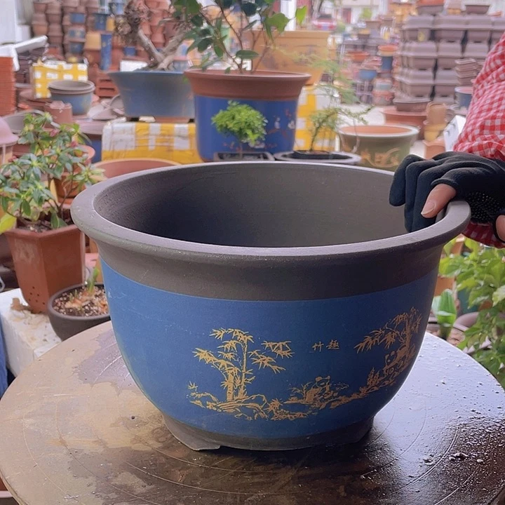 紫砂宜兴紫砂蓝熊猫中