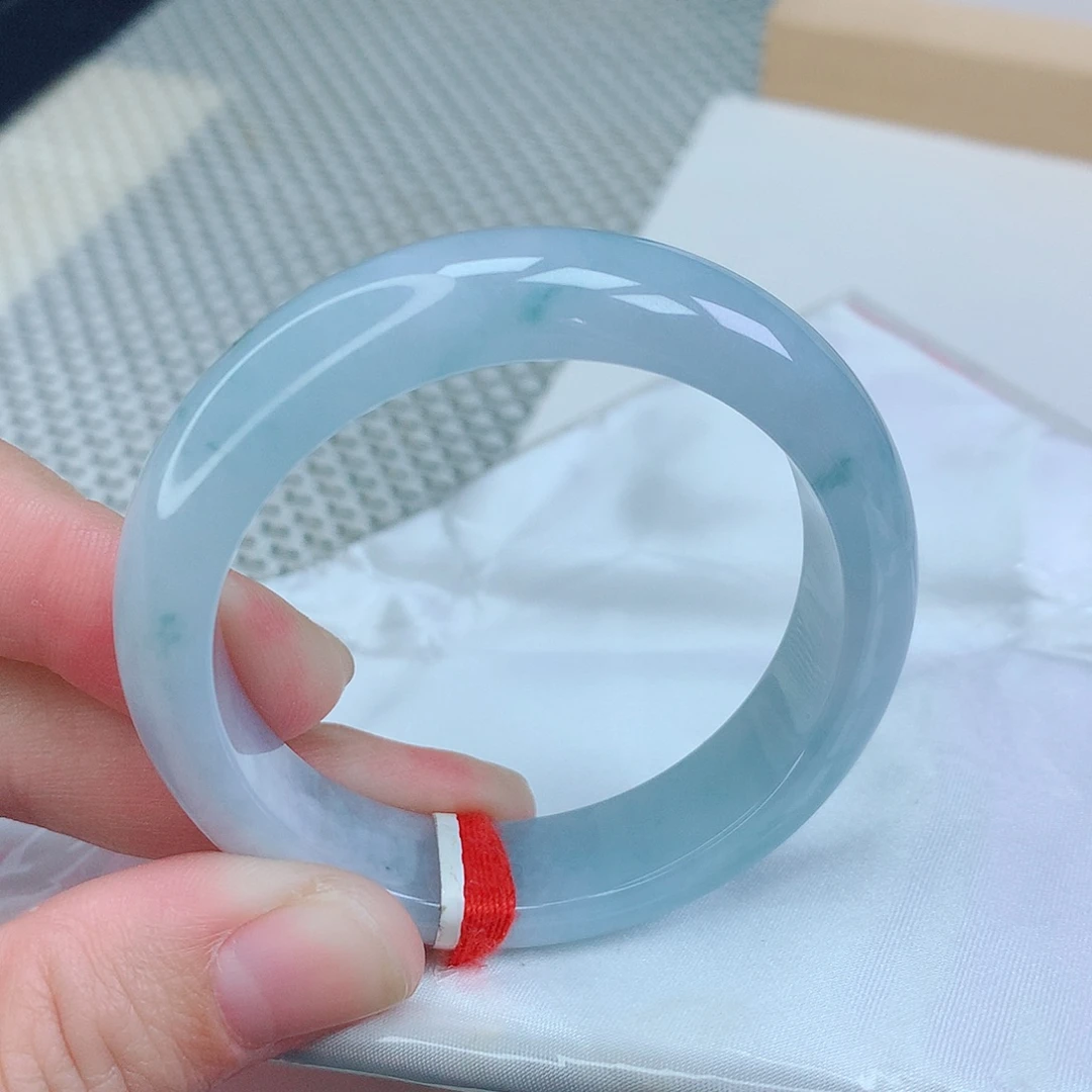 翡翠未镶嵌手镯51.5圈口