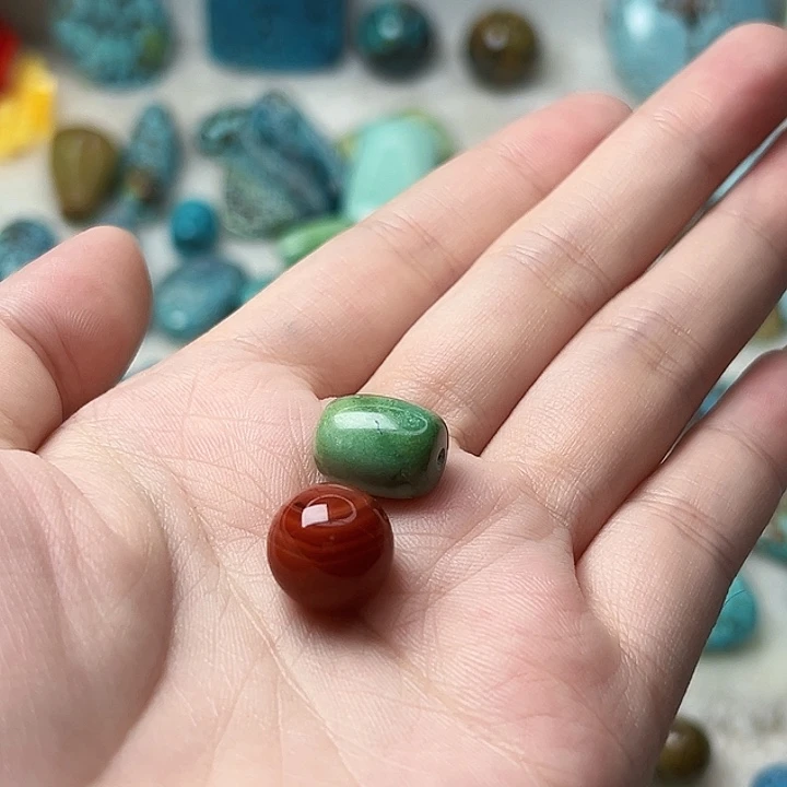 三***好未镶嵌南红玛瑙挂件