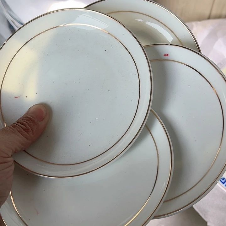 壶四个五寸金镶玉陶瓷