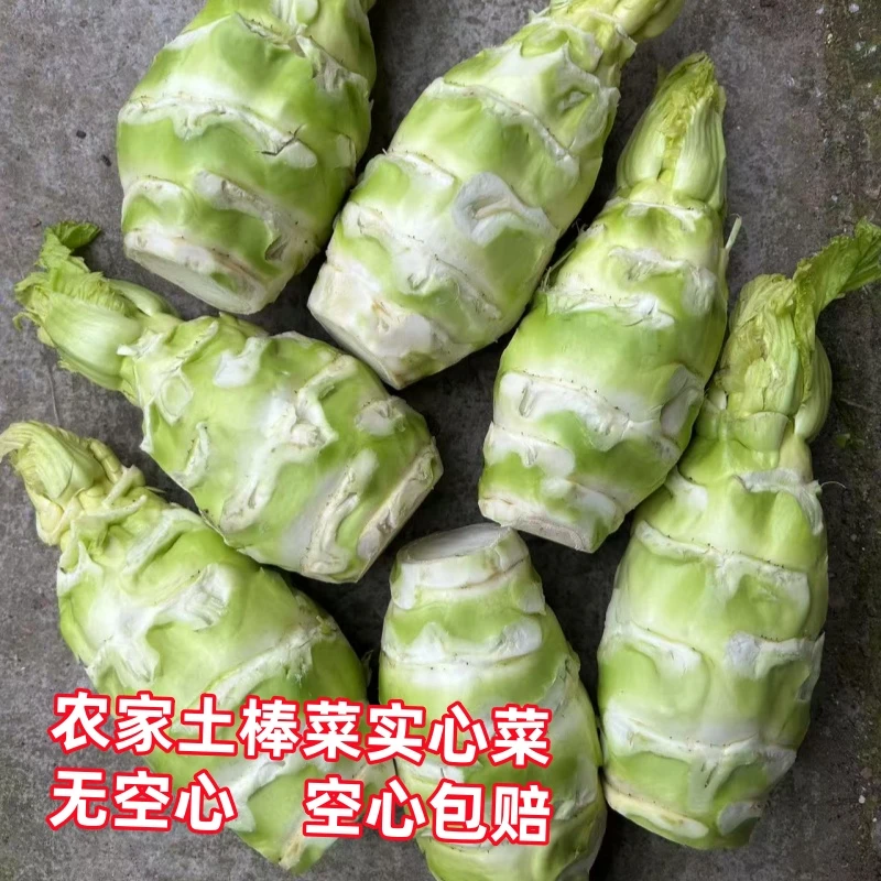 棒棒儿菜重庆四川农家土棒菜实心菜脆嫩青菜头罐罐菜菜心菜棒棒菜