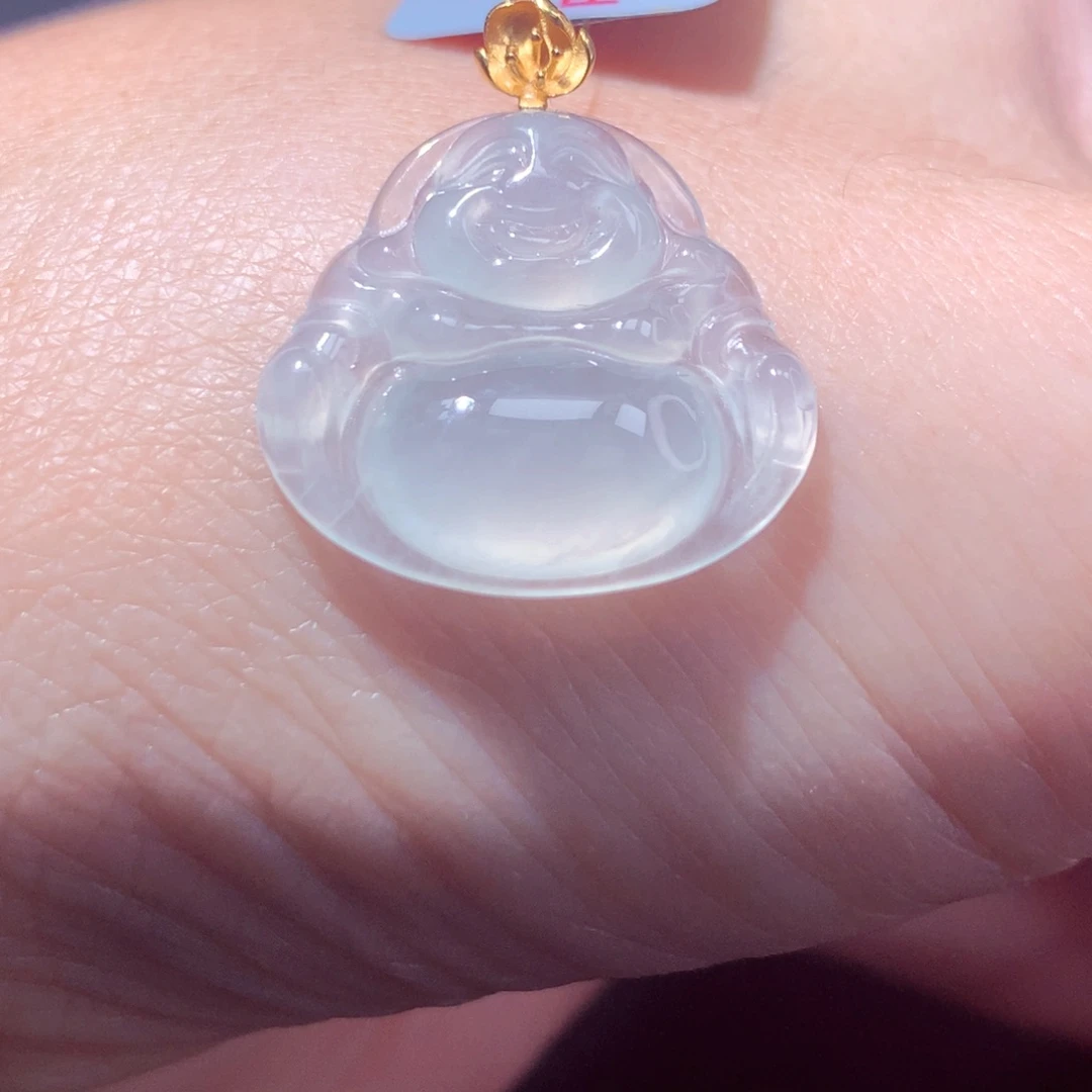 定制翡翠18K金镶嵌翡翠