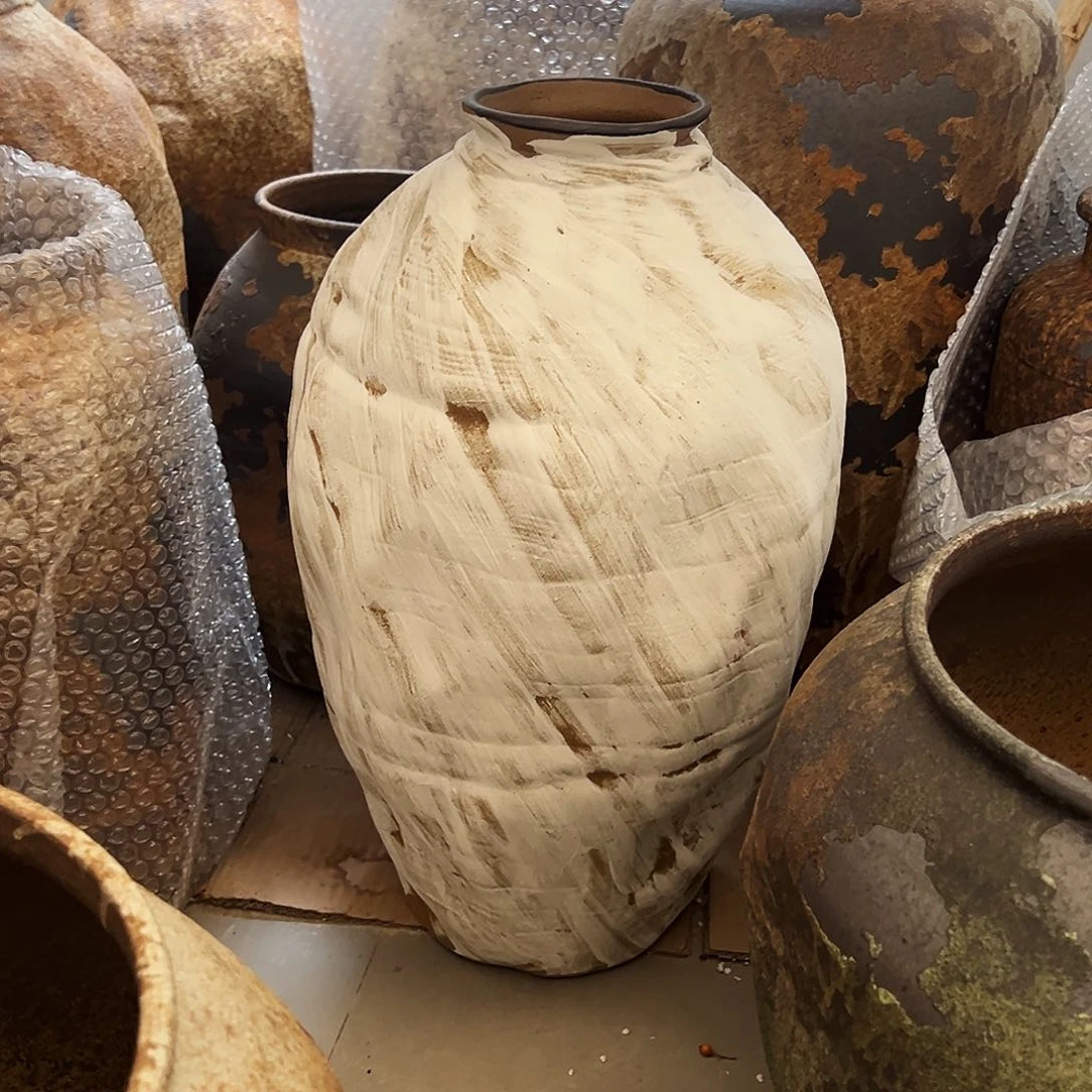 瓶高45口8.5陶瓷花瓶无孔