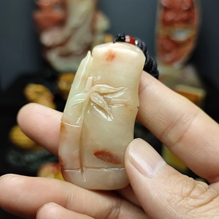 寿山石阿*猫寿山芙蓉石