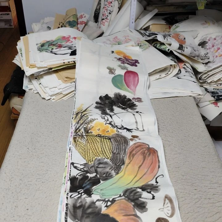 小***妹国画落款后台备注