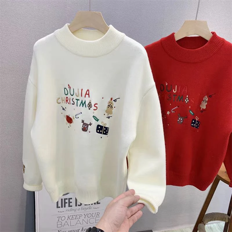 《昊妈家》冬季加厚蓬松潮流毛衣82072