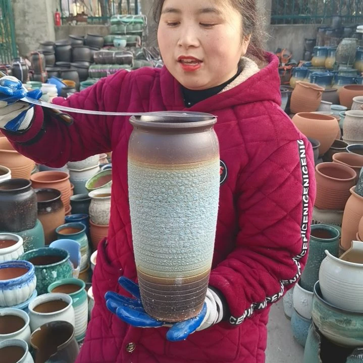 红陶口13高32瑕疵