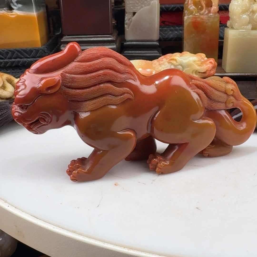 寿山石小精品手把件