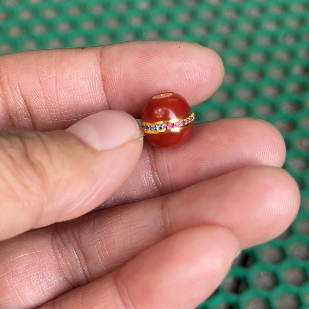 木***子南红玛瑙合金颈饰